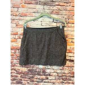 Columbia PFG omni freeze skort skirt gray advanced cooling women's size 6